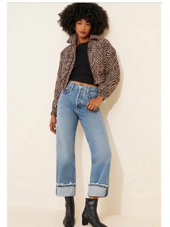 Agolde Denim - AGOLDE FRAN LOW SLUNG STRAIGHT CUFFED JEANS